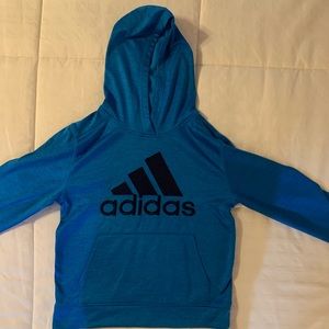 Blue/Black Boys Adidas Sweatshirt Large (14-16)
